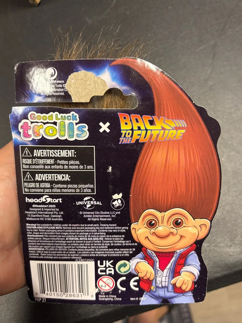 Marty McFly Collectible Toy - Brown Hair